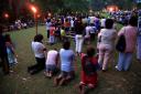 Argentina, Calilegua National Park - Sunset Church service.JPG