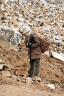 China, Jyekundo (Yushu) - Woman working in a Quarry.JPG