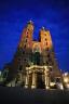 Poland, Krakow - St-Marys Church at Night.JPG