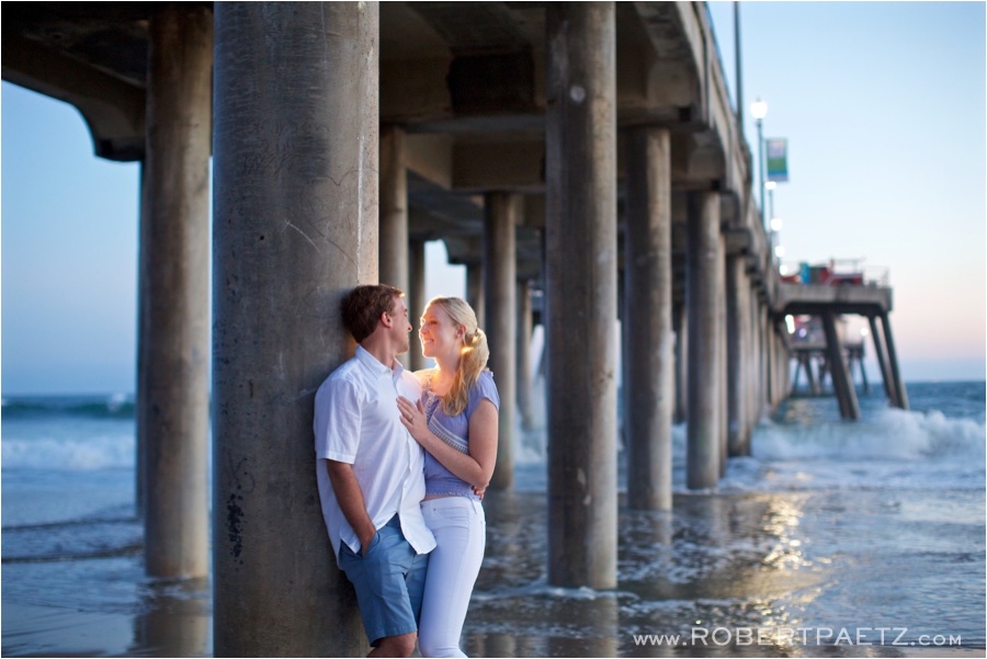 Huntington, Beach, Engagement, Photography, Photographer, Orange, County, Sunset, Main, Street, Pier