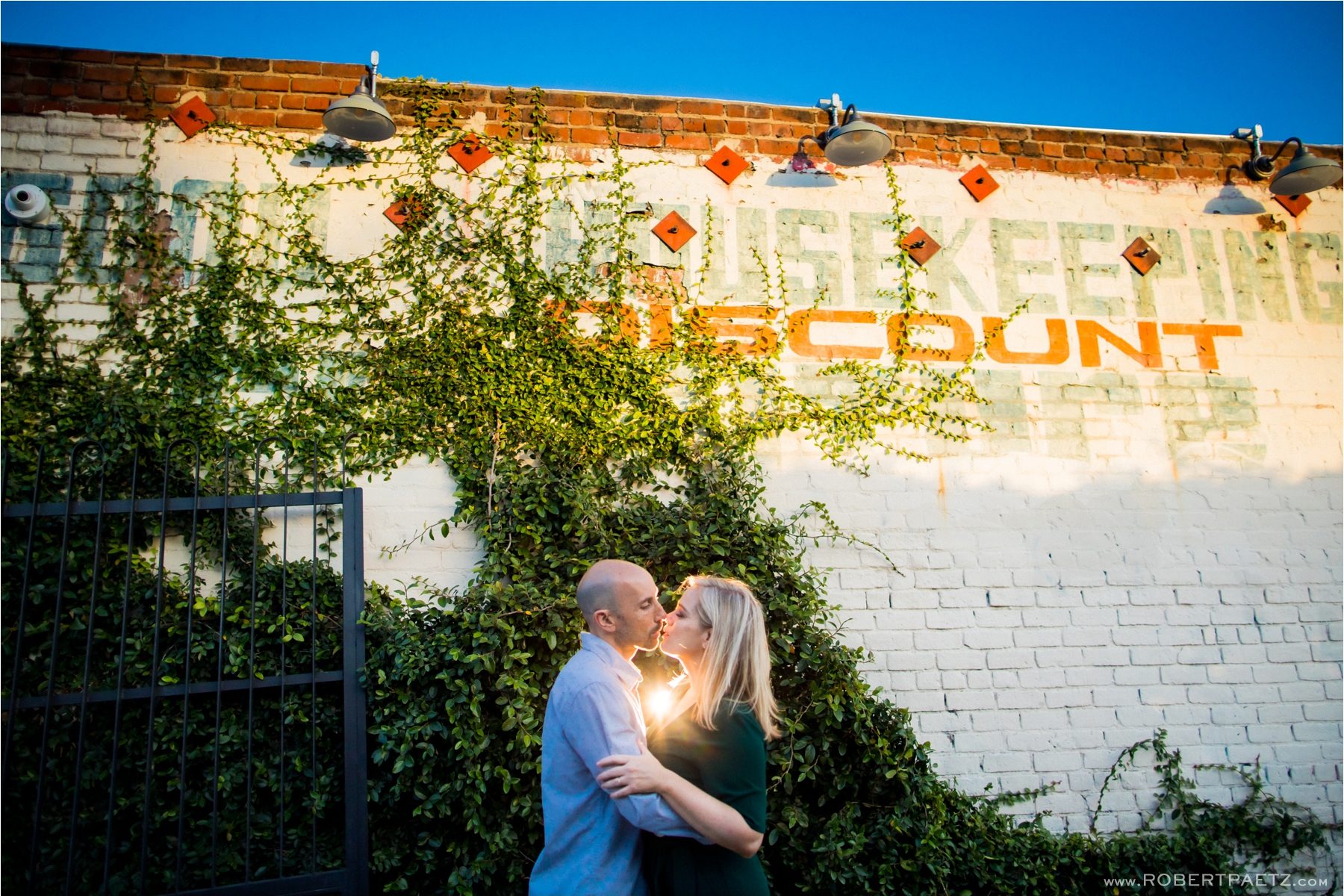 A creative engagement photography session in Highland Park, California by the Los Angeles based destination wedding photographer, Robert Paetz. 
