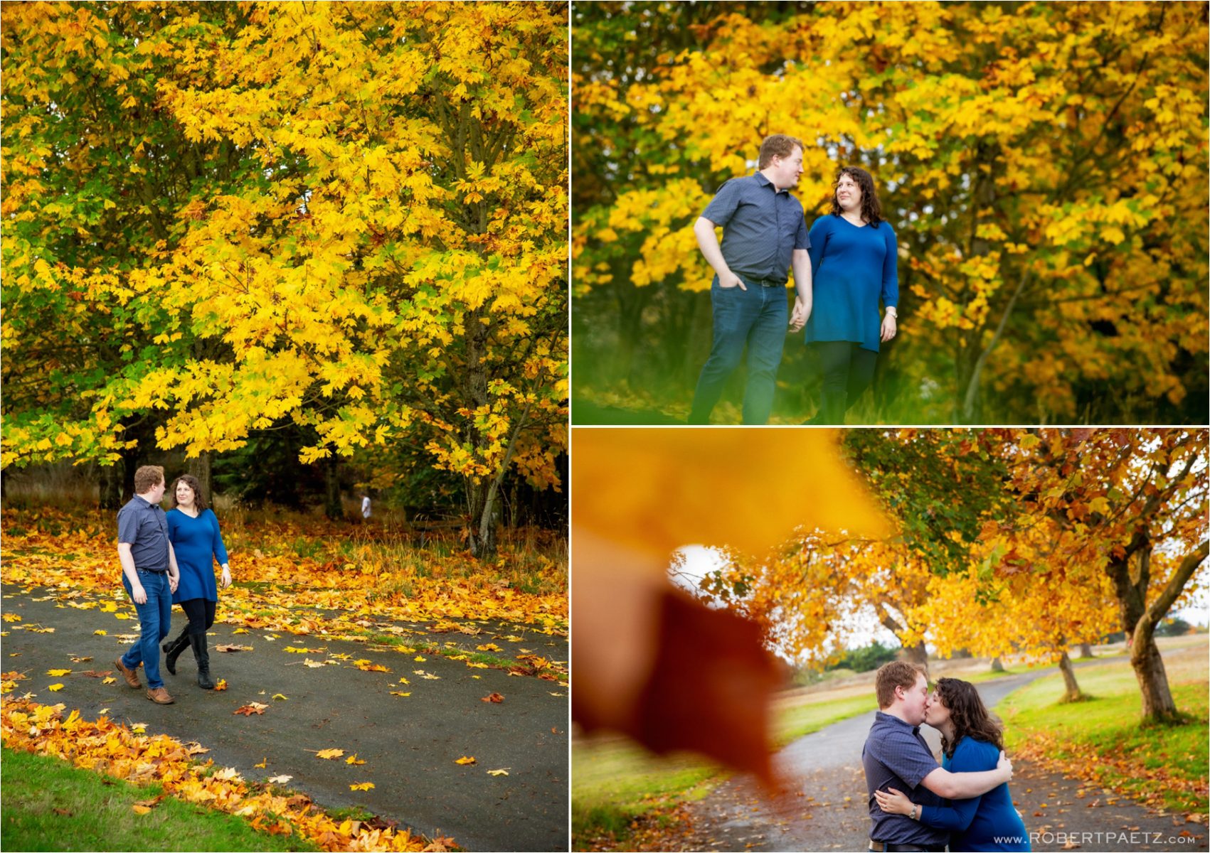 discovery, park, seattle, engagement, photography, photographer, paw, unique, fall, autumn 